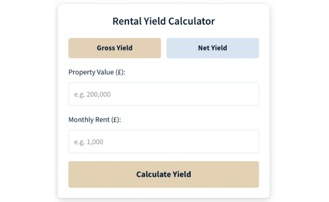 Free Buy-to-Let Rental Yield Calculator: Instant results