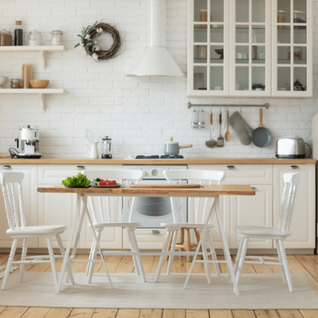 Furnished Kitchen Furnished kitchen in a serviced accommodation property