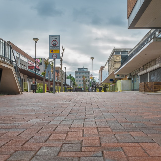 Bracknell town centre high street