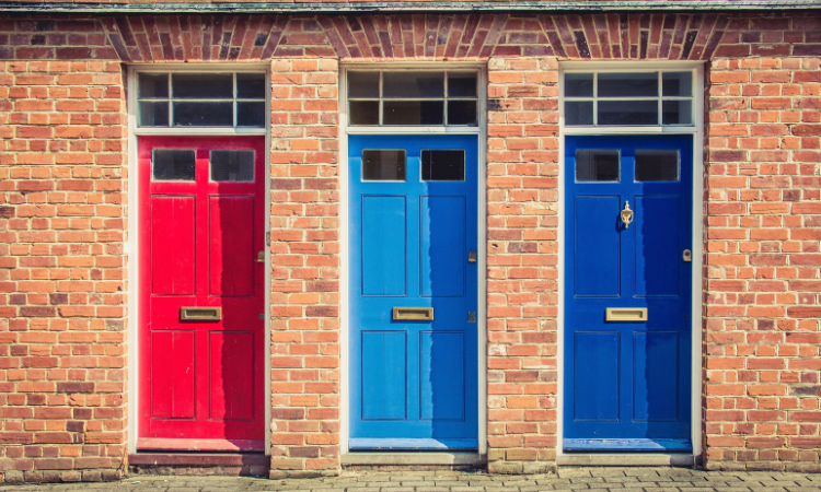 A terraced house in Canterbury