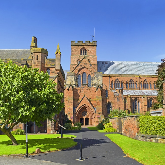 The historic centre of Carlisle