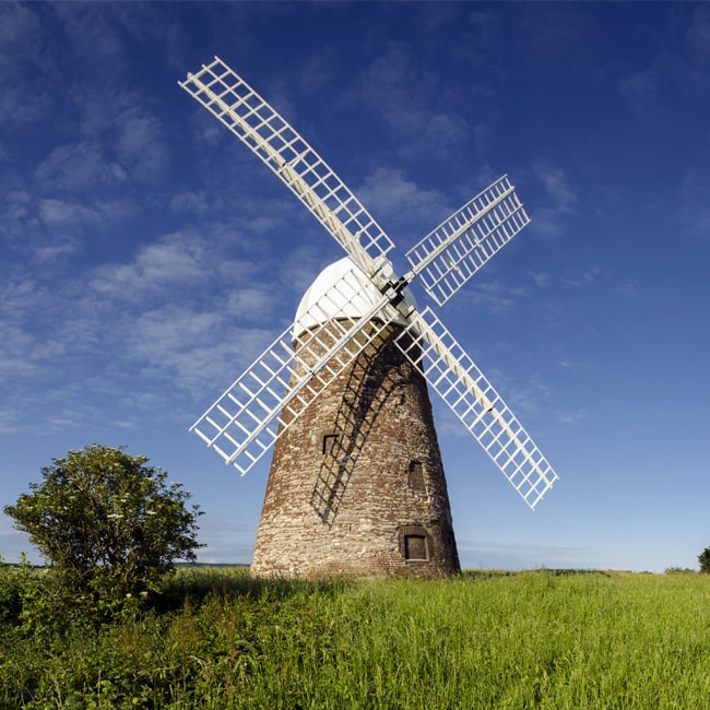 Halnaker Windmill on the South Downs near Chichester