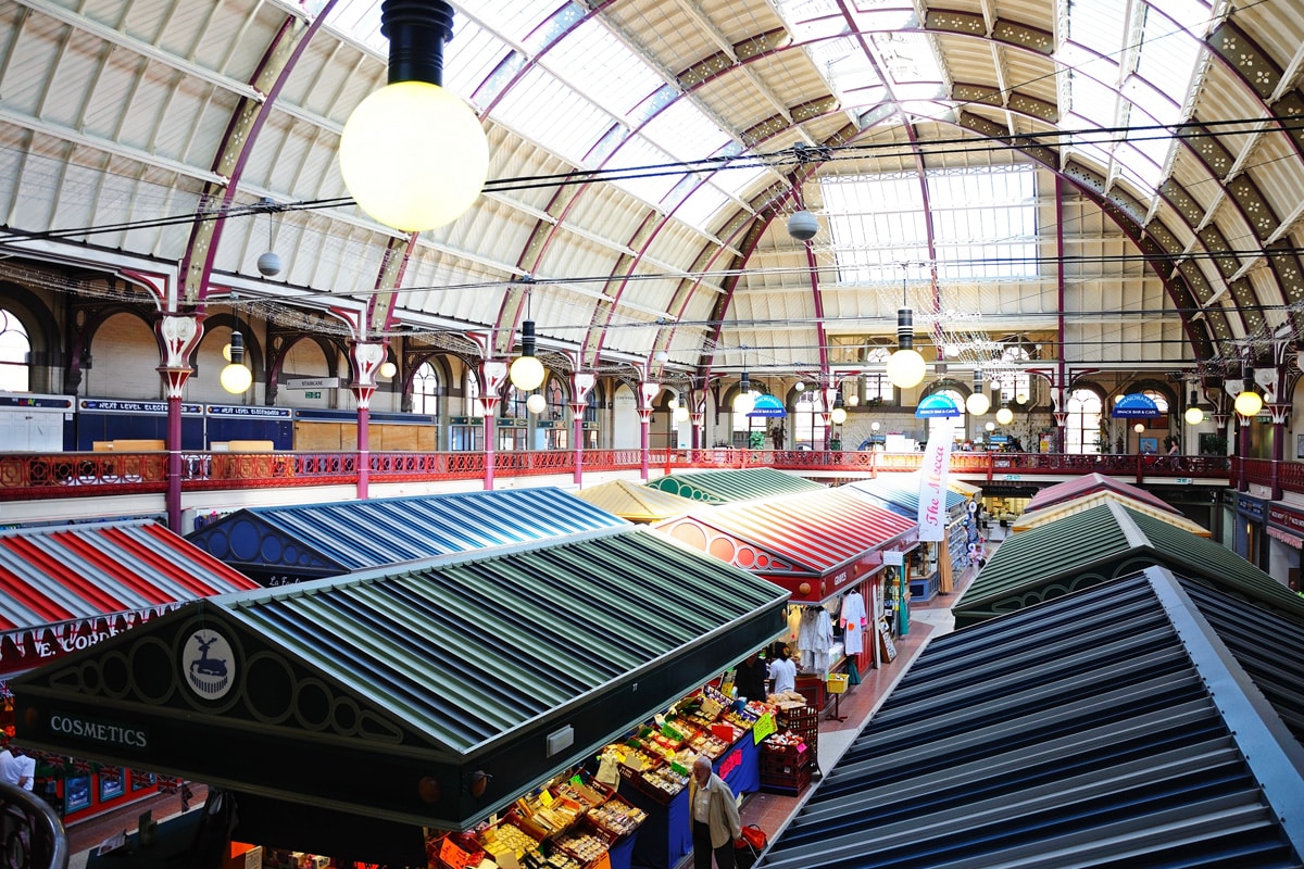 Victorian Market Hall, Derby UK The Victorian Market Hall in Derby