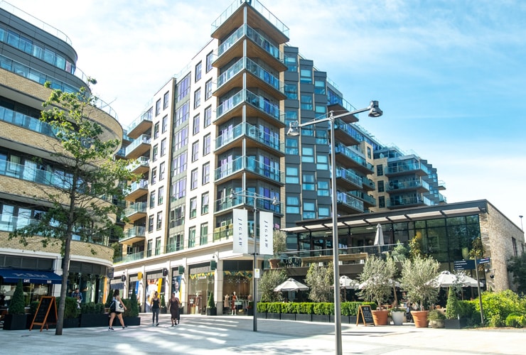 A residential and leisure development in Ealing