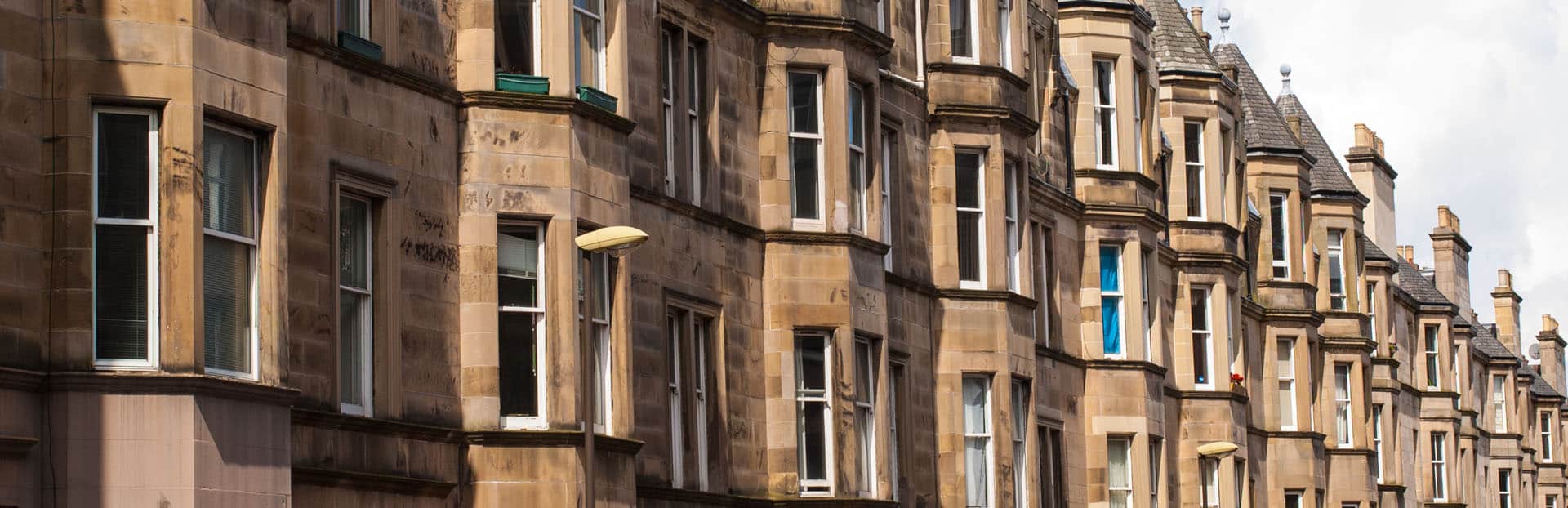 Victorian tenement flats in Edinburgh