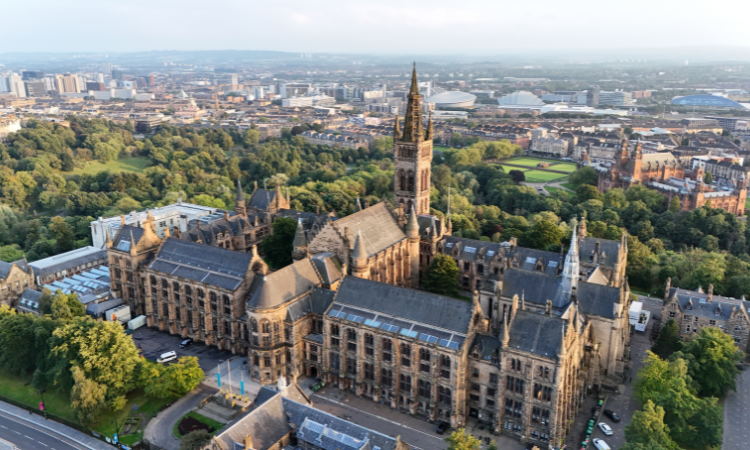 The University of Glasgow main building