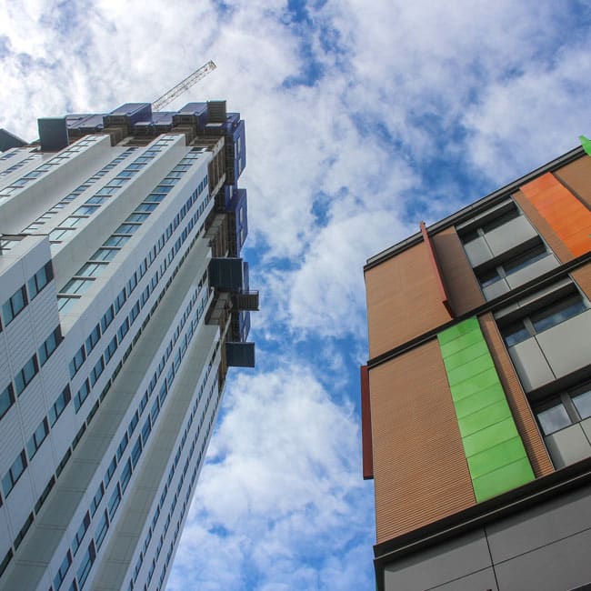 New residential towers in Haringey