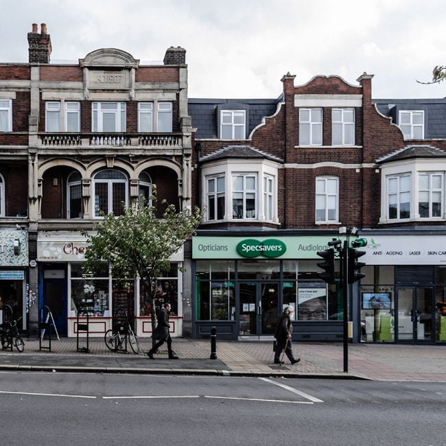 Station Road, Upminster Shops on Station Road in Upminster, Havering