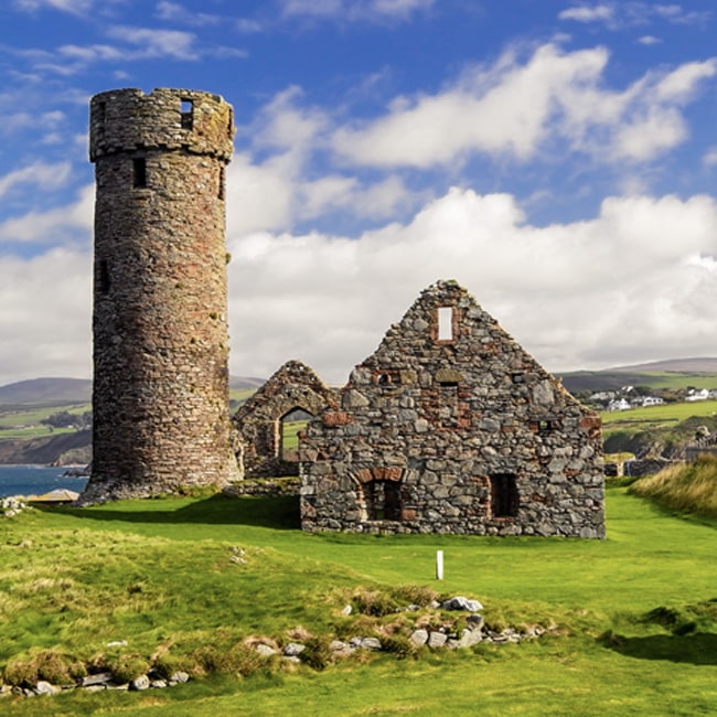 Peel Castle on the Isle of Man
