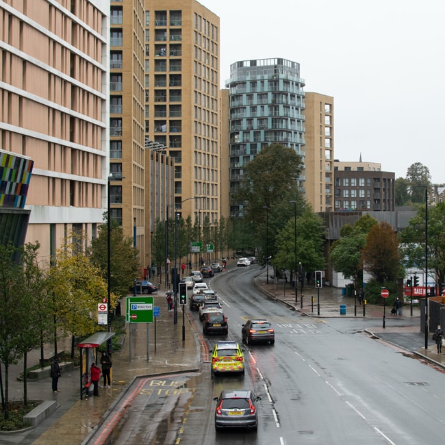 View along Loampit Vale in Lewisham