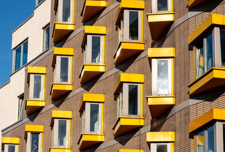 Quebec House Student Residential Accommodation Quebec House Student Residential Accommodation Building In Kingston-upon-Thames, London.