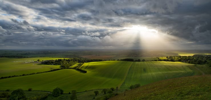 Dunstable Downs on the edge of Luton in Bedfordshire
