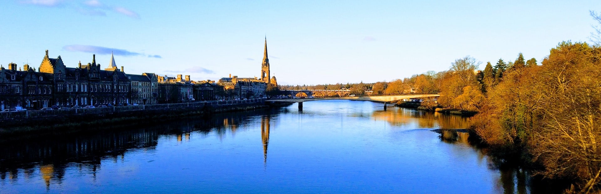 The River Tay at Perth View across the River Tay with Perth in the background