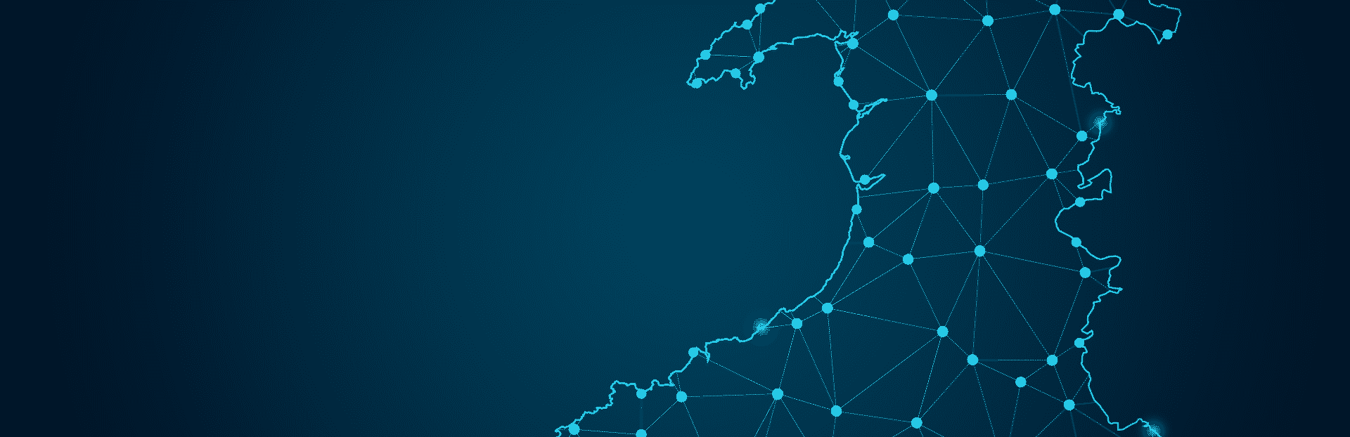 Illustrated map of Wales marking the North Wales coast Illustrated map of Wales marking the North Wales coast