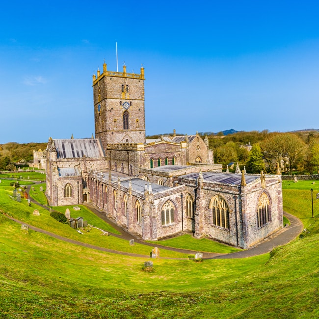 St Davids Cathedral in Pembrokeshire St Davids Cathedral in Pembrokeshire