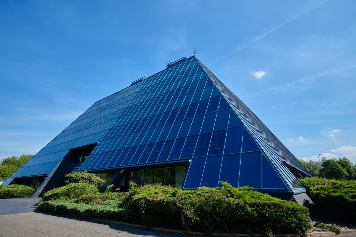 The Pyramid building in Stockport