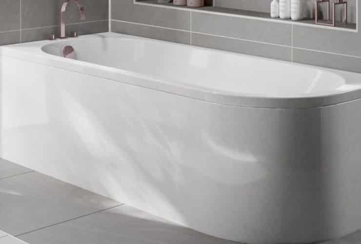 J-Shaped Bath A J-Shaped Bath.