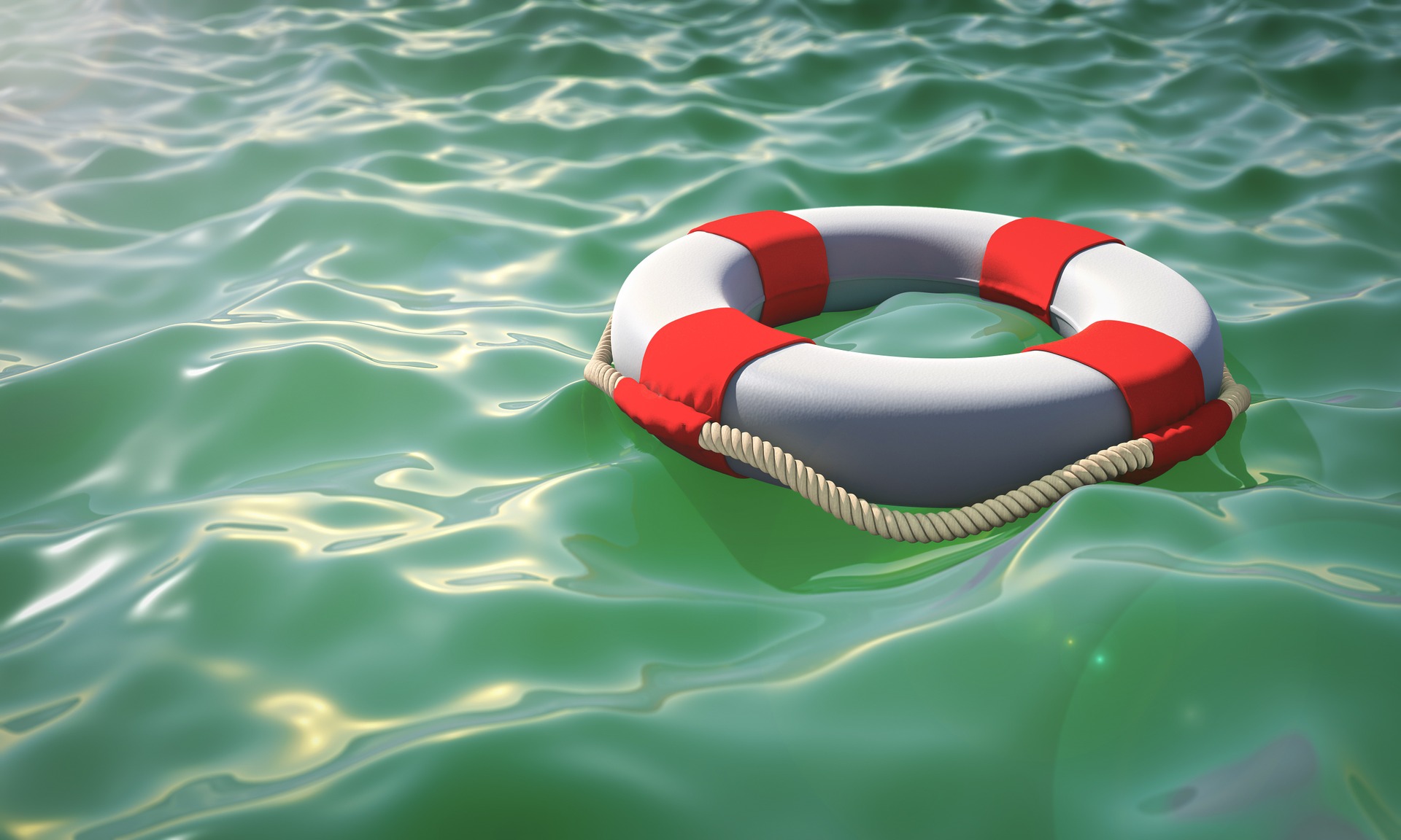 a life ring providing help