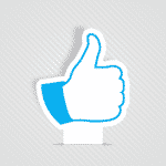 An icon, the thumbs up symbol.