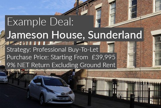 property investment example, Jameson House, Sunderland