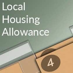 Text in image says, Local Housing Allowance.