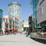 Street scene in central Birmingham