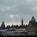 The skyline of Leeds city centre.