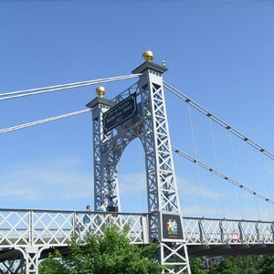 Chester bridge. Bridge over the River Dee.