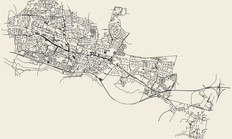 Map of Slough