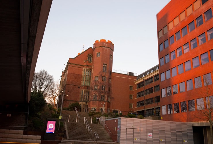 Firth Court. Part of the University of Sheffield campus.