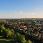 Leafy view of the outskirts of Croydon in South London