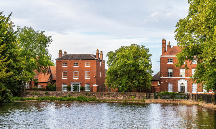 a view towards Dam Street in Lichfield