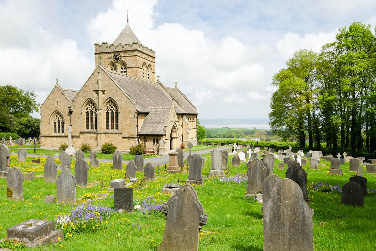 The old church of St. Mary in Halkyn.