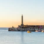 The lighthouse on Margate pier in Kent.