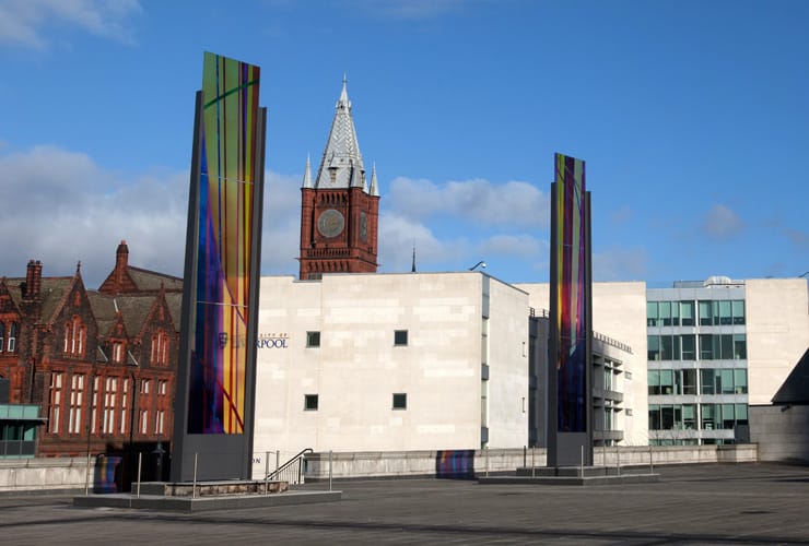 A view of Liverpool University.