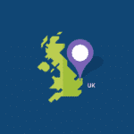 An icon, graphic, depicting the UK.