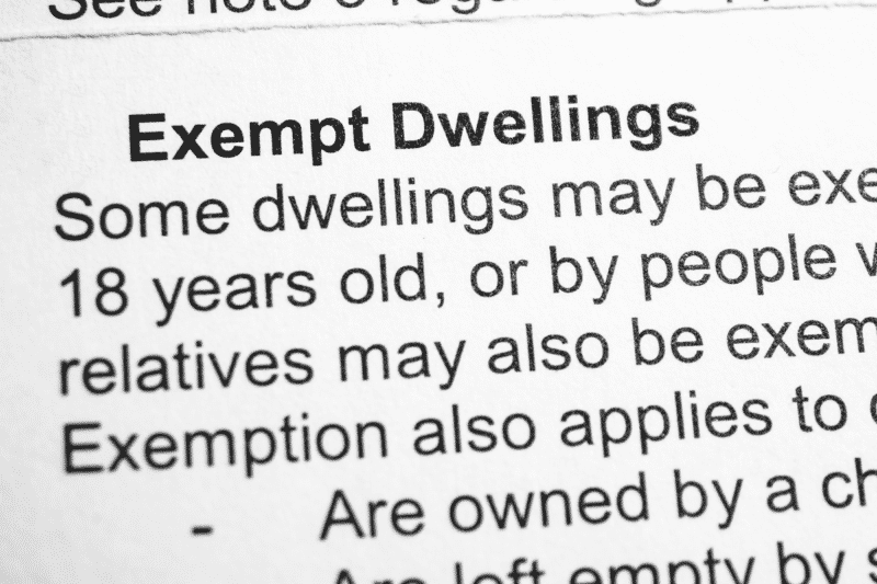 When You Might Be Entitled to a Council Tax Exemption