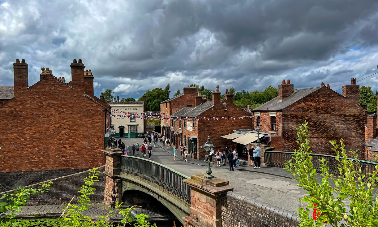 a bridge over a canal in Dudley