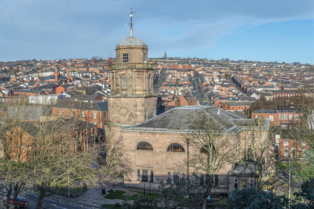 St Johns Church in Blackburn.