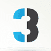 An icon depicting the number 3.