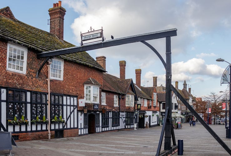 The George Hotel in Crawley, West Sussex.