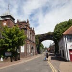 High Wycombe town centre.