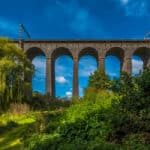 The Digswell Viaduct near Welwyn Garden City.