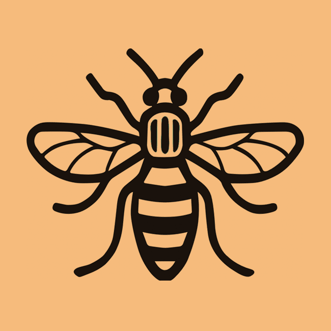 The Manchester Bee, the symbol of Manchester.