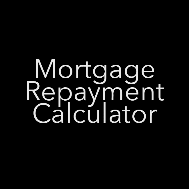 Text says Mortgage Repayment Calculator.