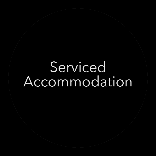 Text says serviced accommodation.