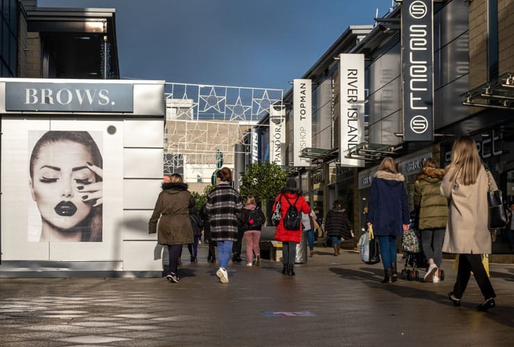 Harlow's town centre.