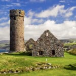 Peel Castle in the Isle of Man.