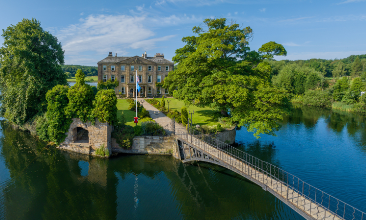 Walton Hall Island in Wakefield