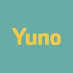 The logo for Yuno, a property compliance platform for landlords.